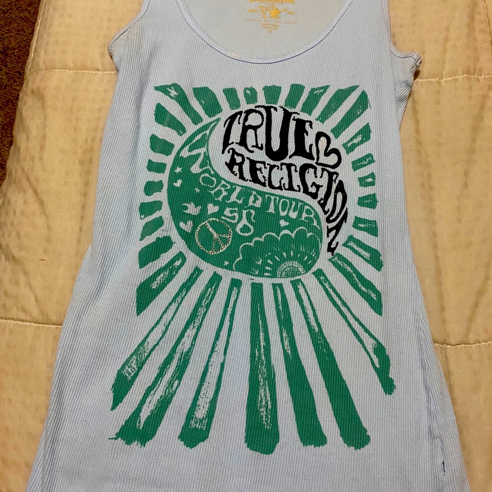 True religion tank top size medium